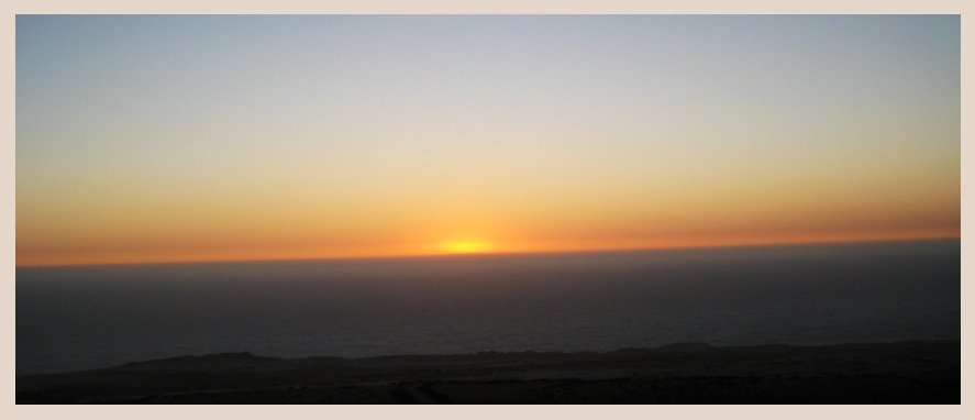 Заход солнца в Марокко